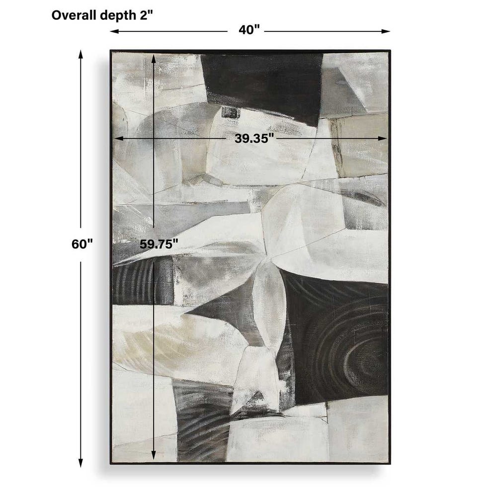 Folding Time Framed Canvas