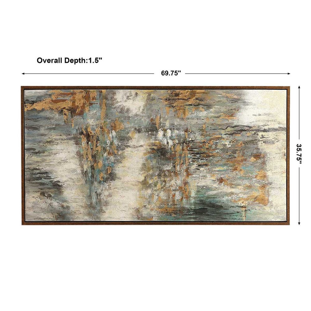 Behind The Falls Hand Painted Canvas