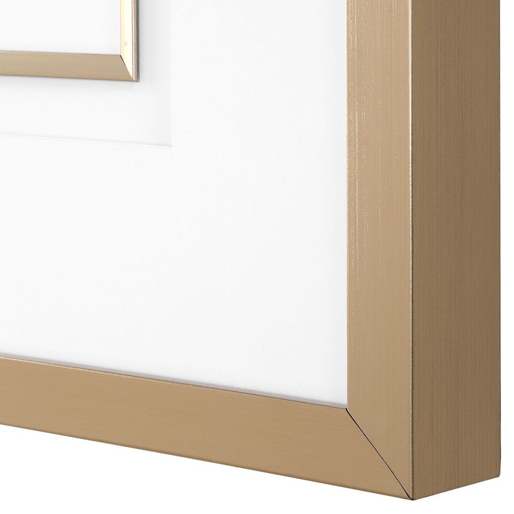 Fiddle Head Leaf Framed Prints Set of 4