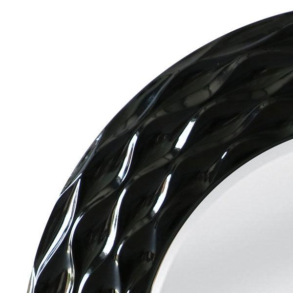 Hudson Mirror Black
