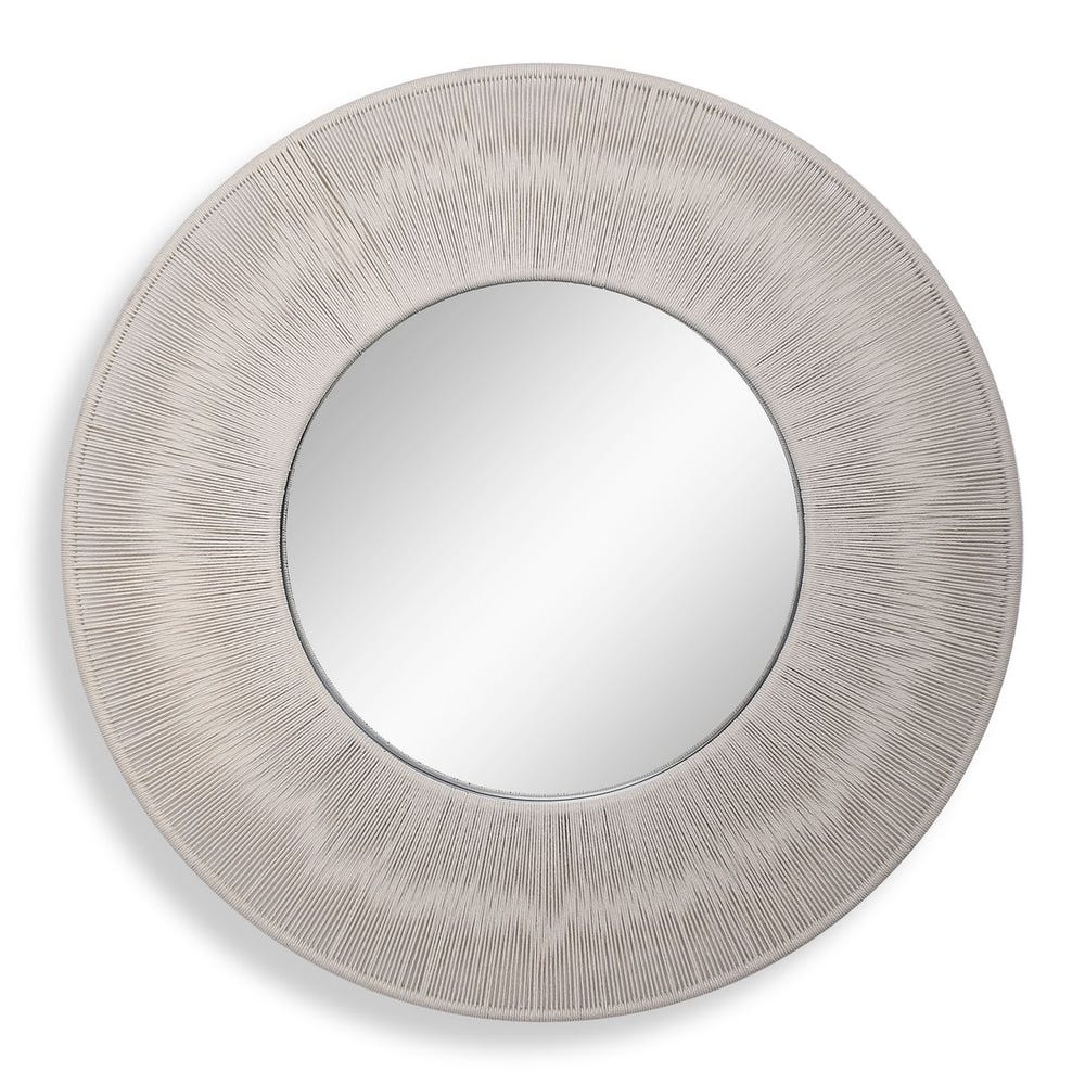 Sailor's Knot Round Mirror, White – Advance Mirrors