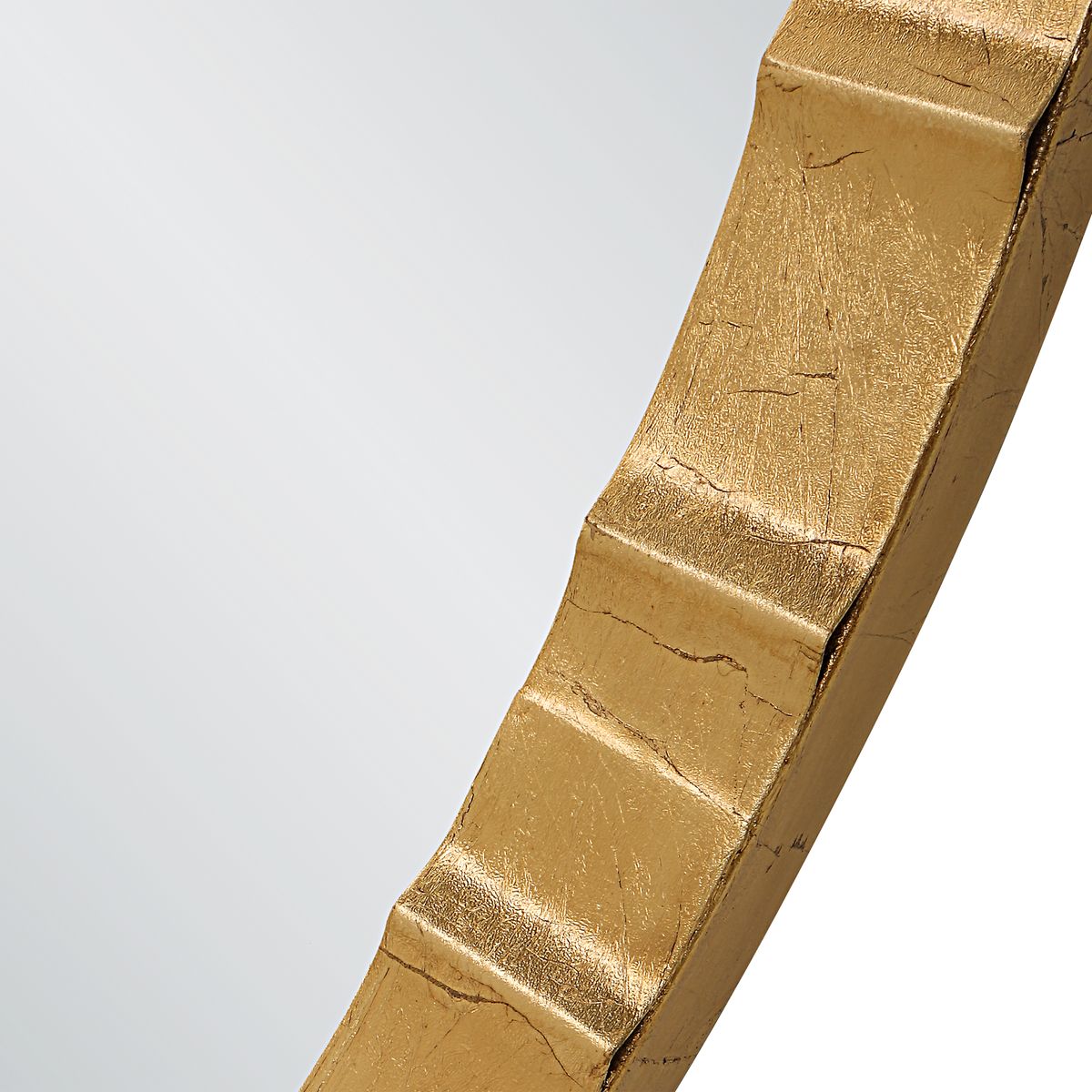 Dandridge Round Mirror, Gold