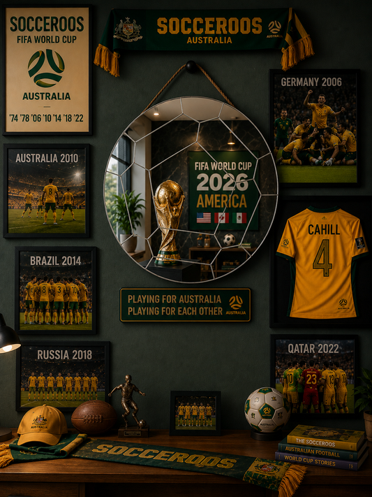 FIFA 2026 Football Inspired Mirror