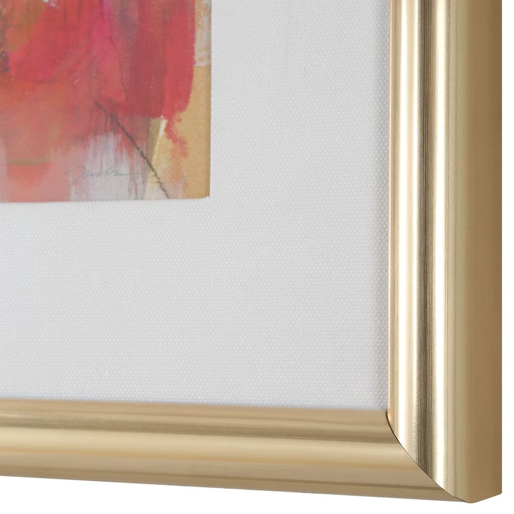 Fresh Start Framed Prints, Red, Set of 6