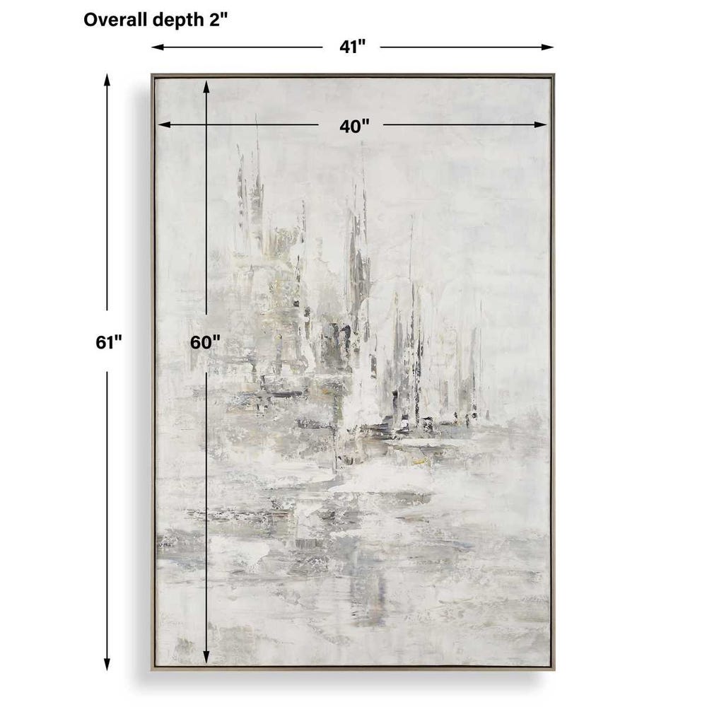 Hours in Silence Hand Painted Canvas