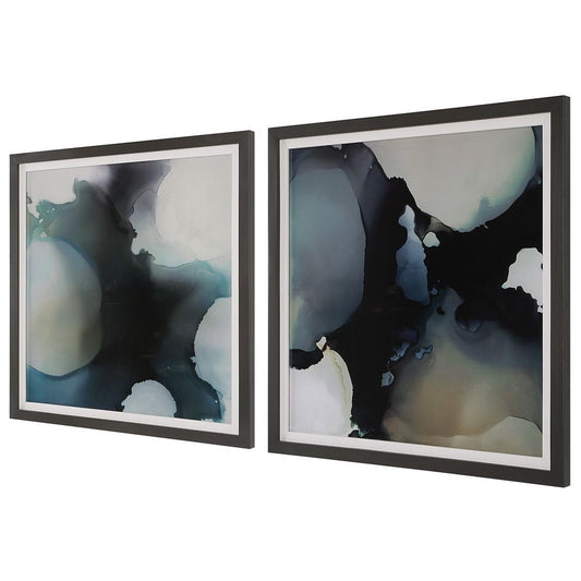 Telescopic Framed Prints, Set of 2