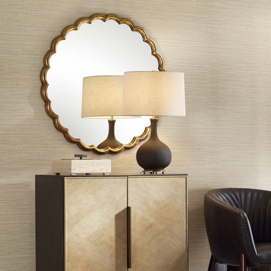 Cerrito Round Mirror - Luxury Decorative Statement Mirror