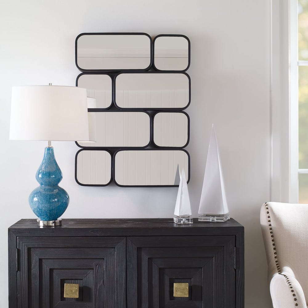 Canute Mirror, Black – Advance Mirrors