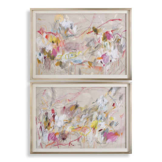 Metropolitan Rush Framed Prints, Set of 2