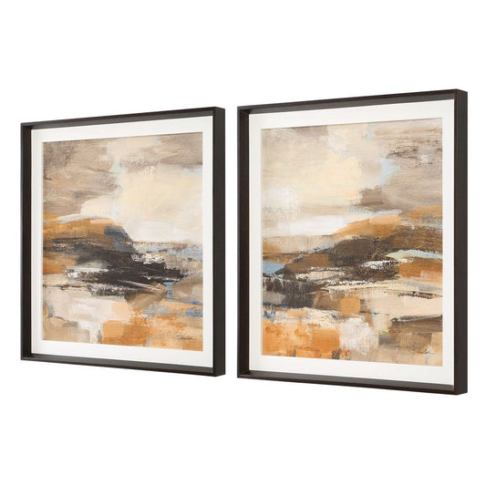 Cinnamon Shore Framed Prints, Set of 2