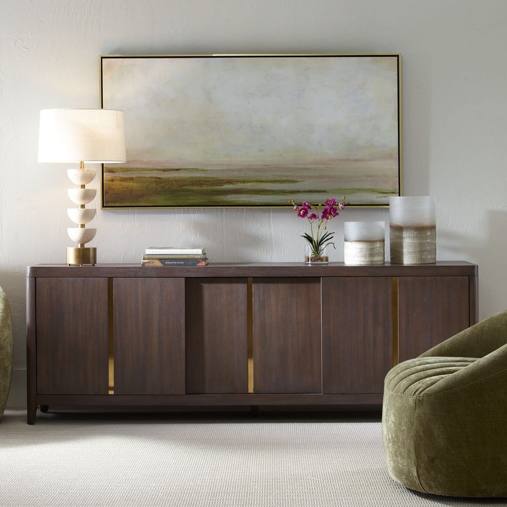 Hazy Lake Framed Canvas