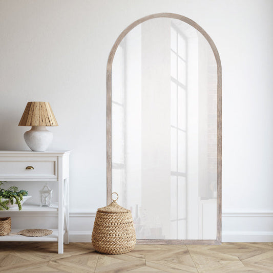 Arch Mirror Wood