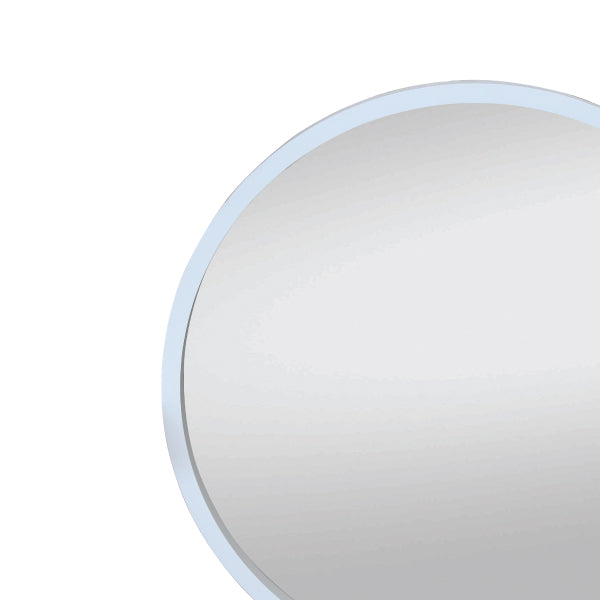 Round Mirror White
