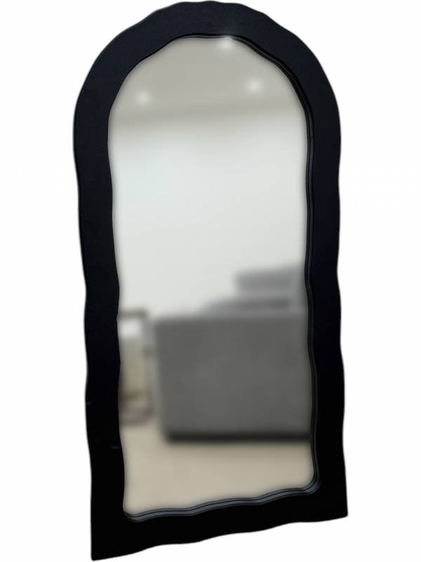 Black Arch Decorative Mirror