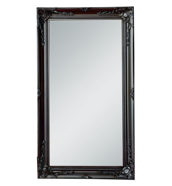 Ornate Mirror Black