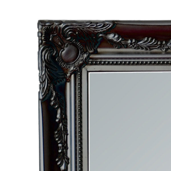 Ornate Mirror Black
