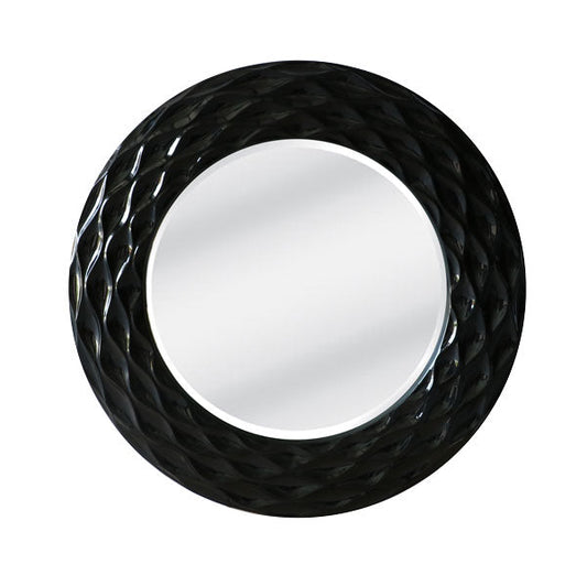 Hudson Mirror Black
