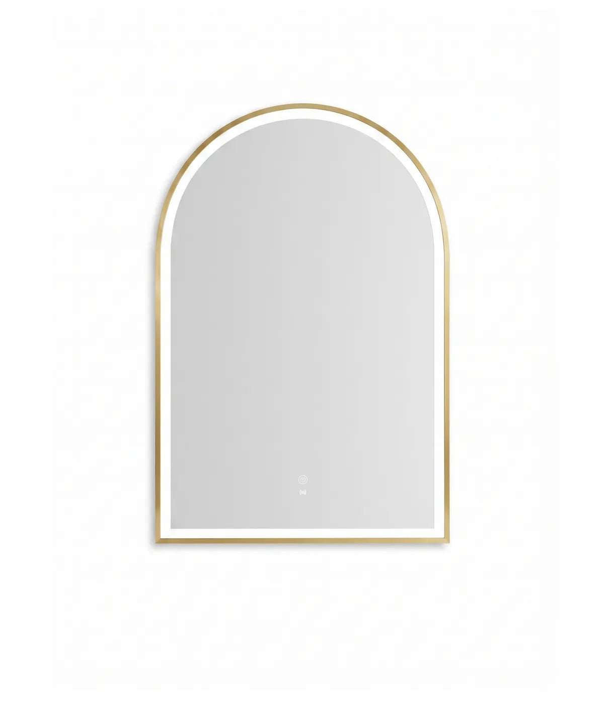 LED 900(H) X 600(W) Gold Metal Frame Mirror