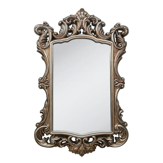 Ornate Mirror Antique champagne