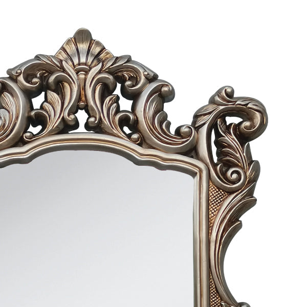 Ornate Mirror Antique champagne